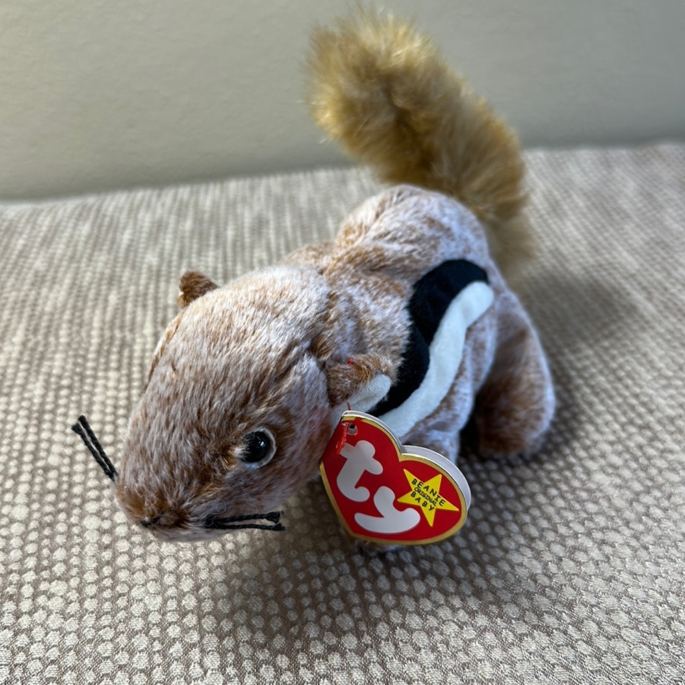 🧸 3/$12 Vintage Ty Beanie Baby Chipper